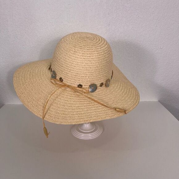 J Hats Cream Paper Sun Hat - Picture 5 of 7